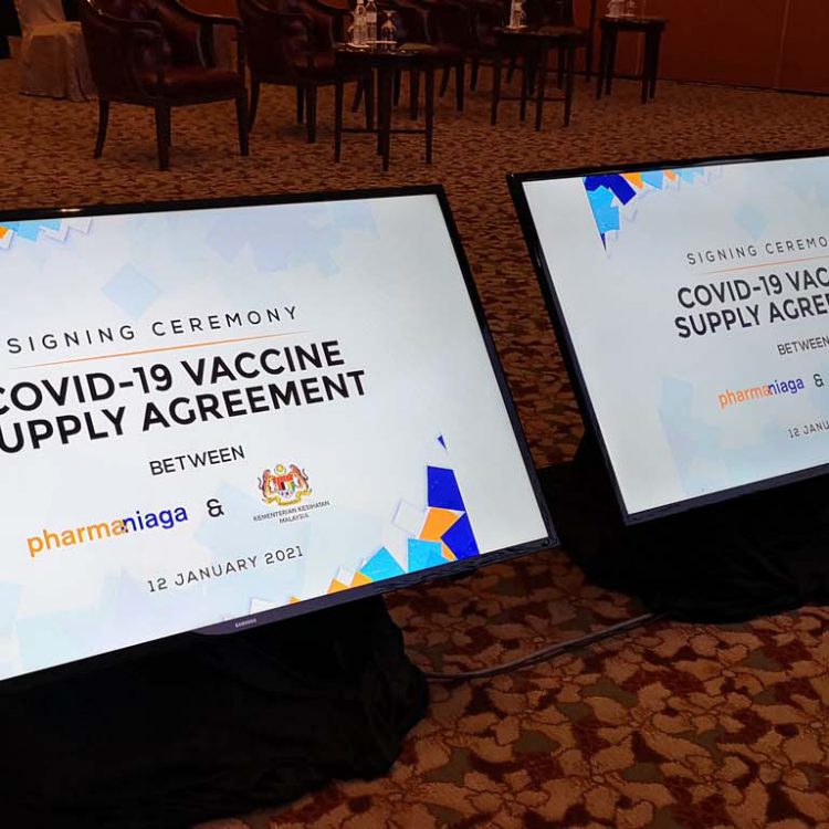 Sigining Ceremony COVID-19 Vaccine Supply Agreement Pharmaniaga-SINOVAC